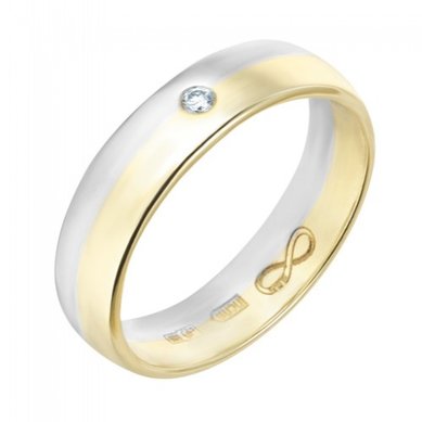 Обручальное кольцо R01-WED-00020-М13374 - Ювелирный бренд Московский ювелирный завод