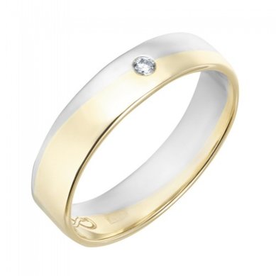 Обручальное кольцо R01-WED-00021-М13375 - Ювелирный бренд Московский ювелирный завод