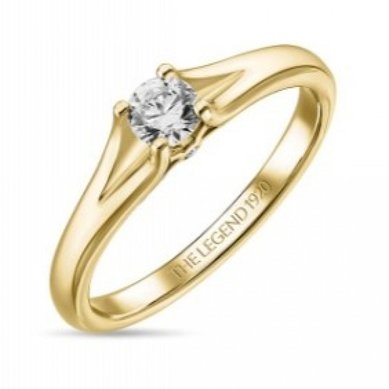 Помолвочное кольцо R01-SL06-020-G2-М13381 - Ювелирный бренд Московский ювелирный завод