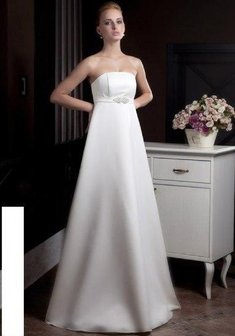 Свадебное платье Л46832. А-силуэт, длинное без шлейфа.