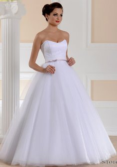 Свадебное платье К47083. С пышной юбкой, длинное без шлейфа.