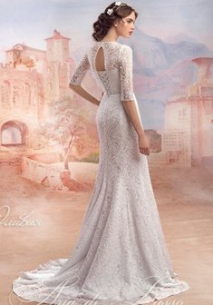 Свадебное платье V47899. Силуэт Русалка (Рыбка), длинное со шлейфом.